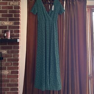 Baltic Born Green Lace Maxi Dress